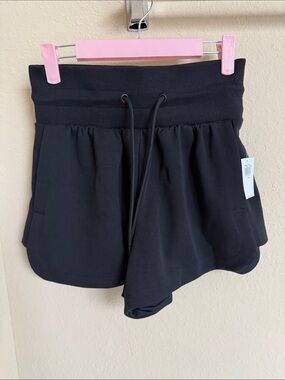 NWT Old Navy active dynamic fleece extra high waited Drawstring Knit Shorts XS